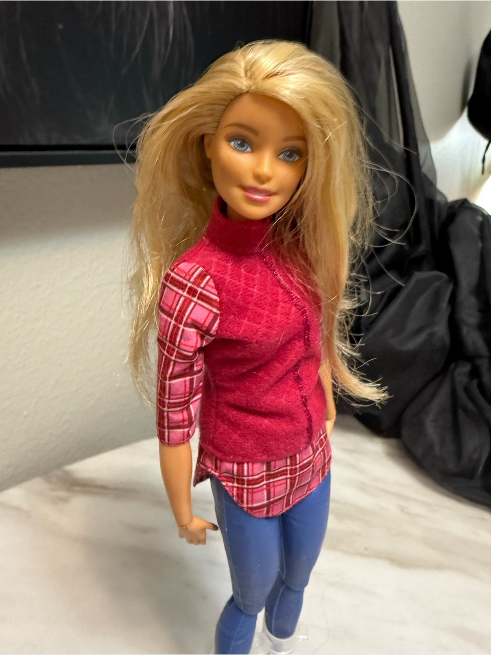 Barbie Mattel riding horses doll